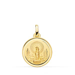 18K Medalla Virgen Del Pilar 18 mm