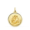 18K Medalla San Antonio Bisel 24 mm