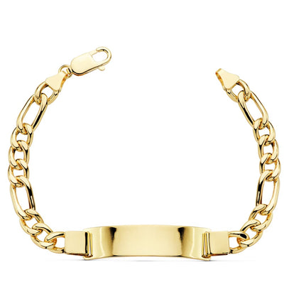 18K Pulsera  Esclava Oro Amarillo Cartier Hueca 21.5 cm