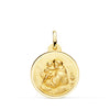 18K Saint Anthony Medal Bezel 20 mm 2.75 Gr