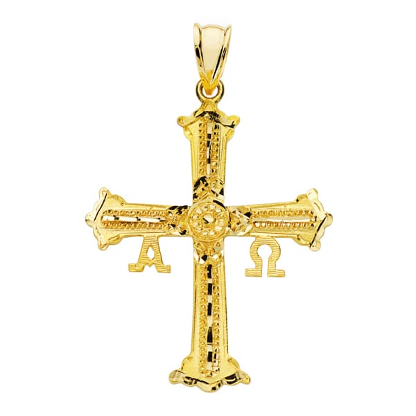 18K Large Covadonga Cross 39x30 mm