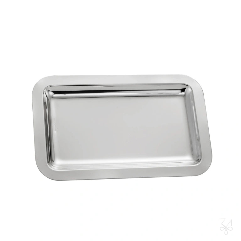 Bandeja de plata de ley modelo Cardinale rectangular 25x15 cm