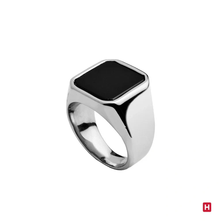 Black Imperium Steel Ring