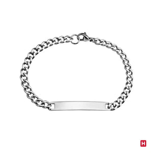 Simple Style Steel Bracelet