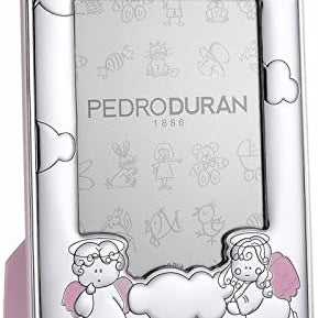Pedro Durán Pink Cherub Photo Frame