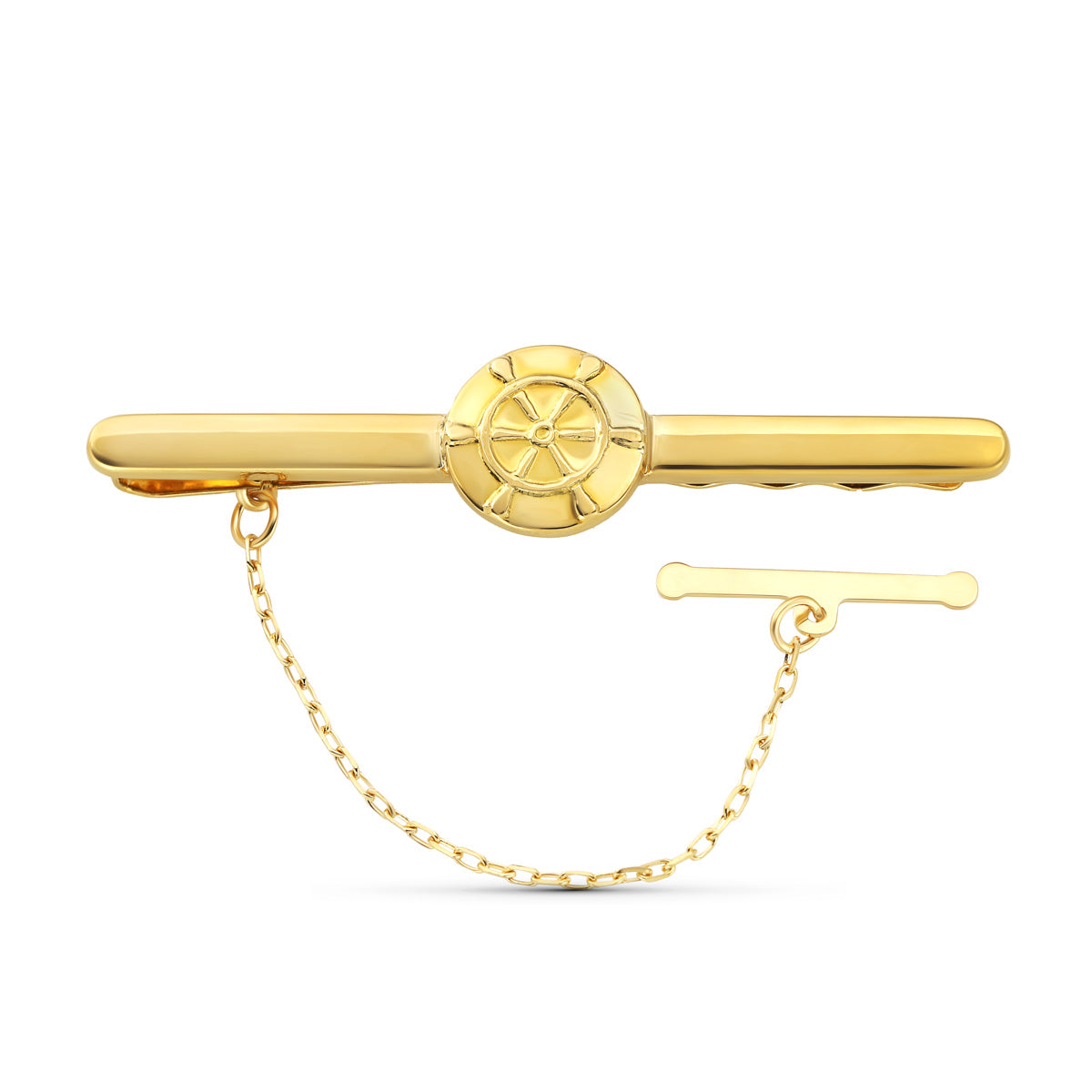 18K Yellow Gold Steering Wheel Needle 55x12 mm