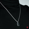 Military Steel Plate Necklace