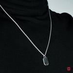 Military Steel Plate Necklace