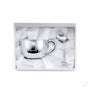 Kit de regalo de bebé de plata modelo Pappa con taza y cuchara en estuche