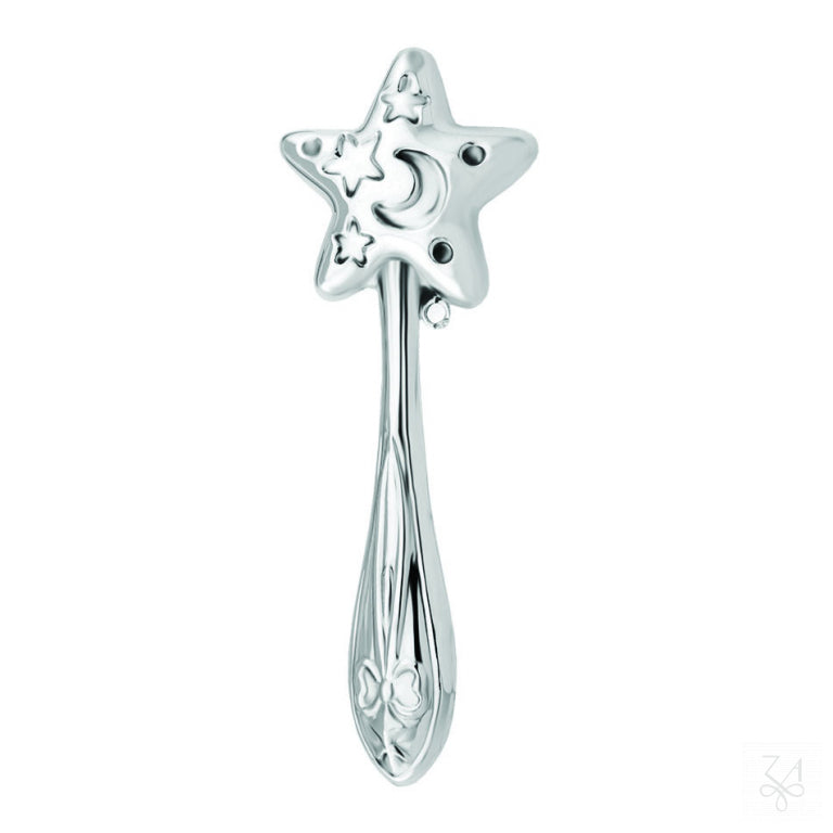 Silver Star Rattle