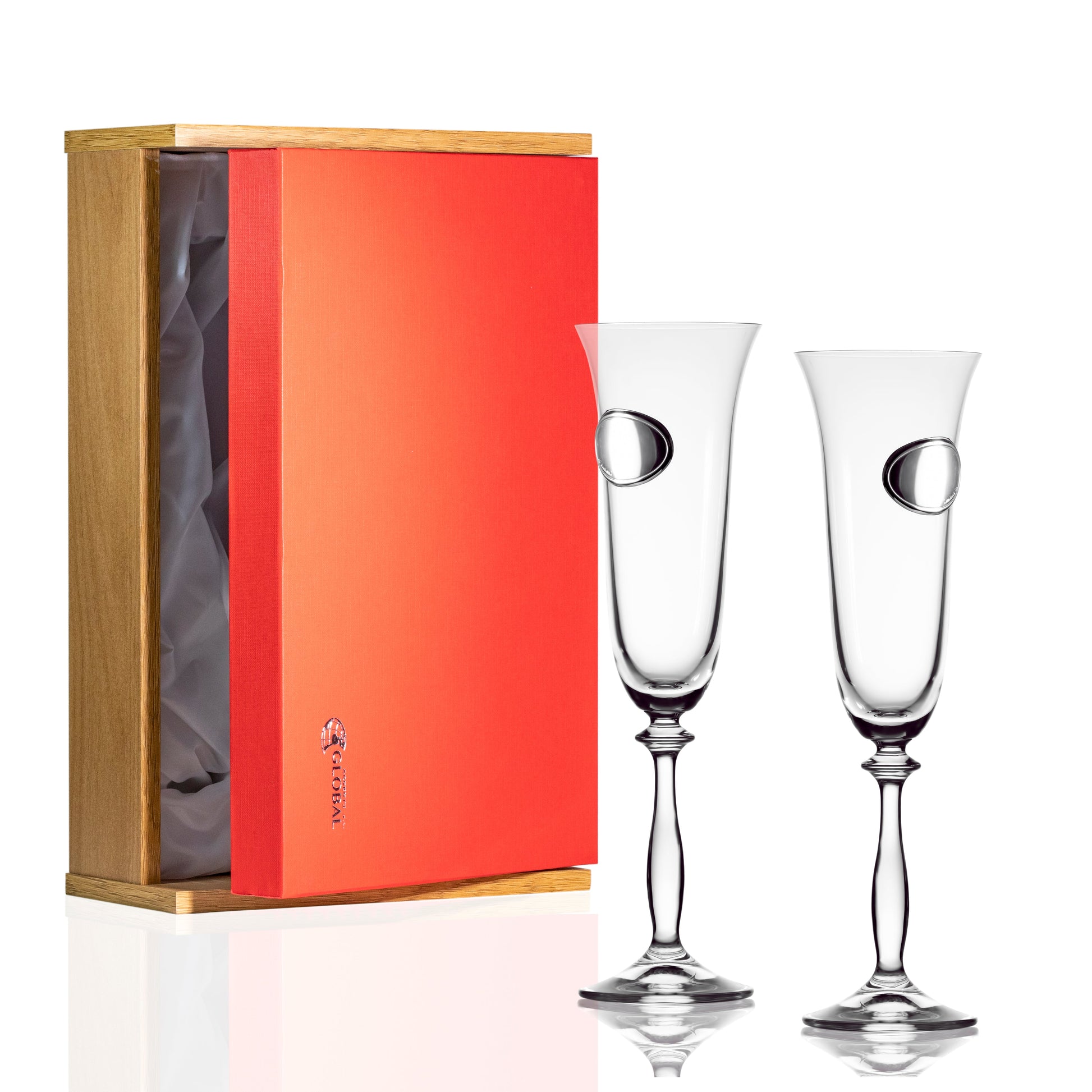 Copas Champán Personalizadas Boda o Aniversario en Plata