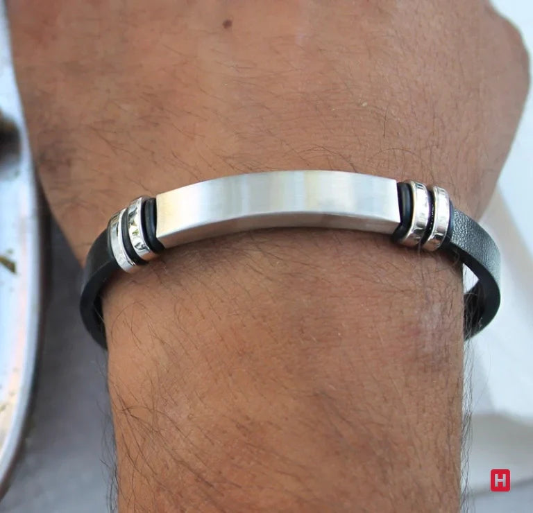 Men's Steel Bracelet New Way IV Black