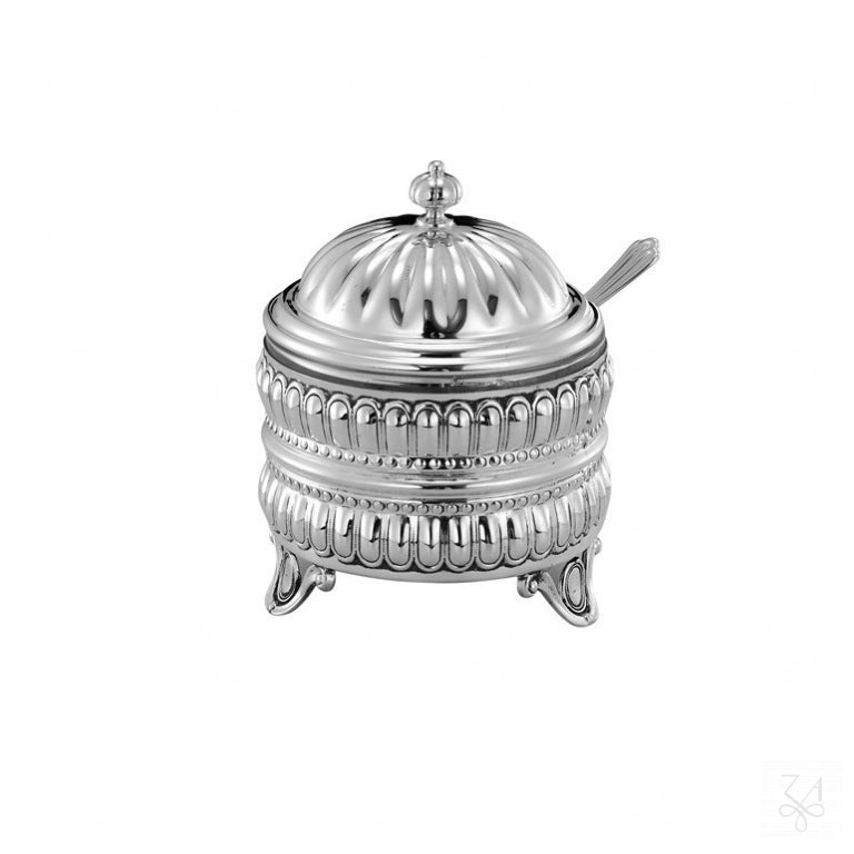 Mielera modelo Meridiani de plata de ley 925 con cucharita