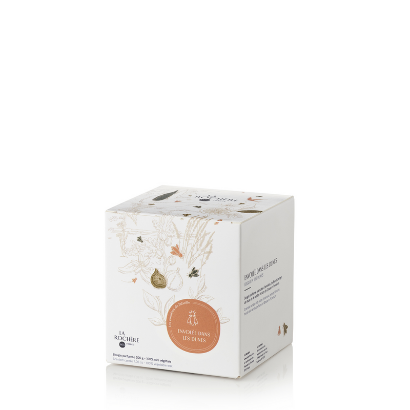 Vela de la abeja de higuera flor de naranjo