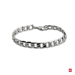Inspiration Steel Curb Chain Bracelet