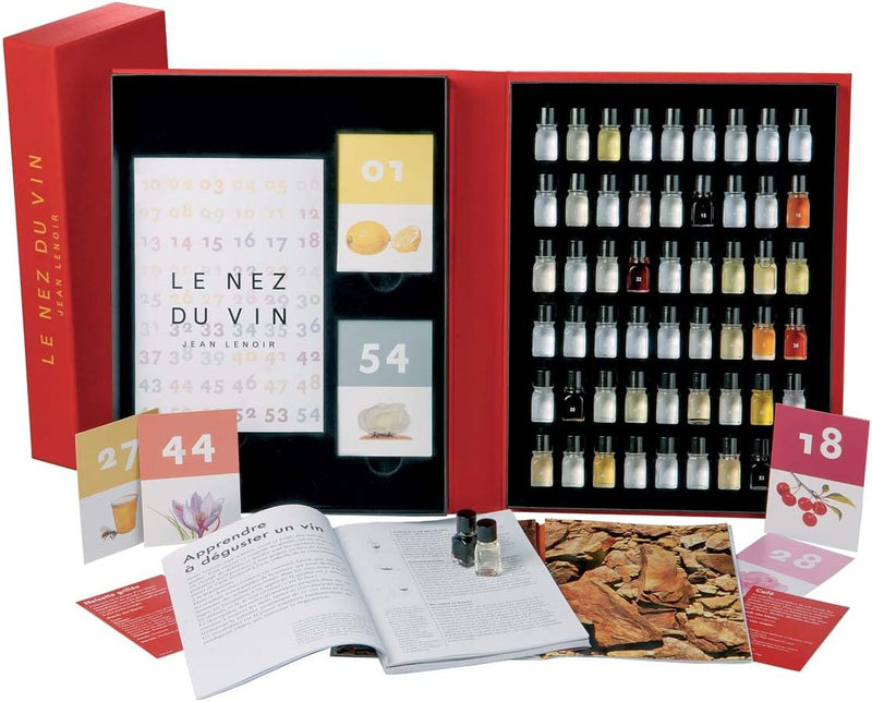 Le Nez du Vin - Coffret de 54 arômes de vins de Jean Lenoir 