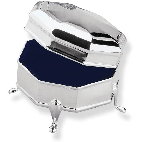 English Octagonal Jewelry Box