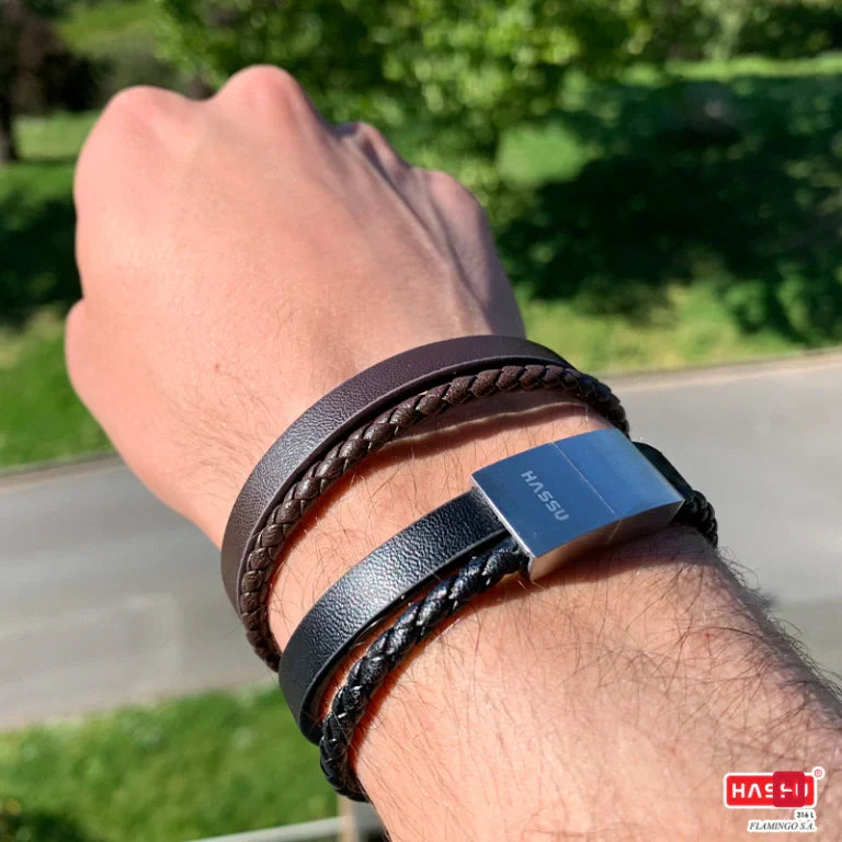 Men's Bracelet New Way V Brown