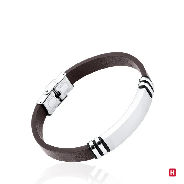 Men's Steel Bracelet New Way IV Brown