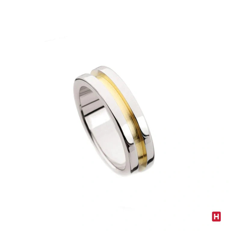 Polished and Golden Steel Alliance 6 mm