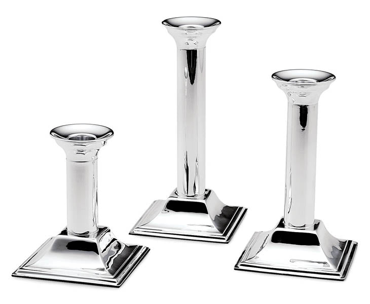 Square Base Candlestick Holder