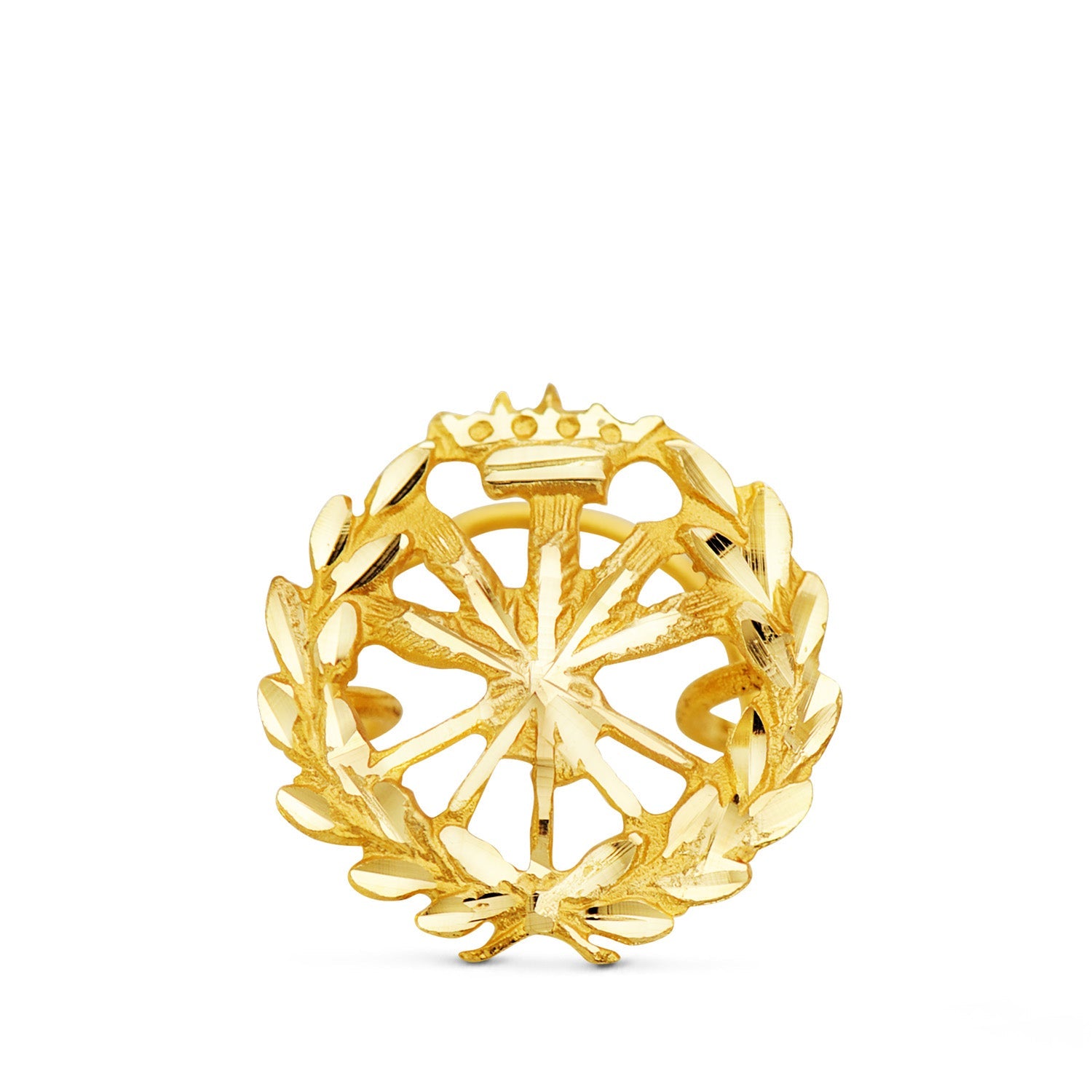 18K Abzeichen Gelbgold Agraringenieur. 15 x 15 mm