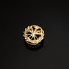 18K Yellow Gold Badge Agricultural Engineer. 15 x 15 mm