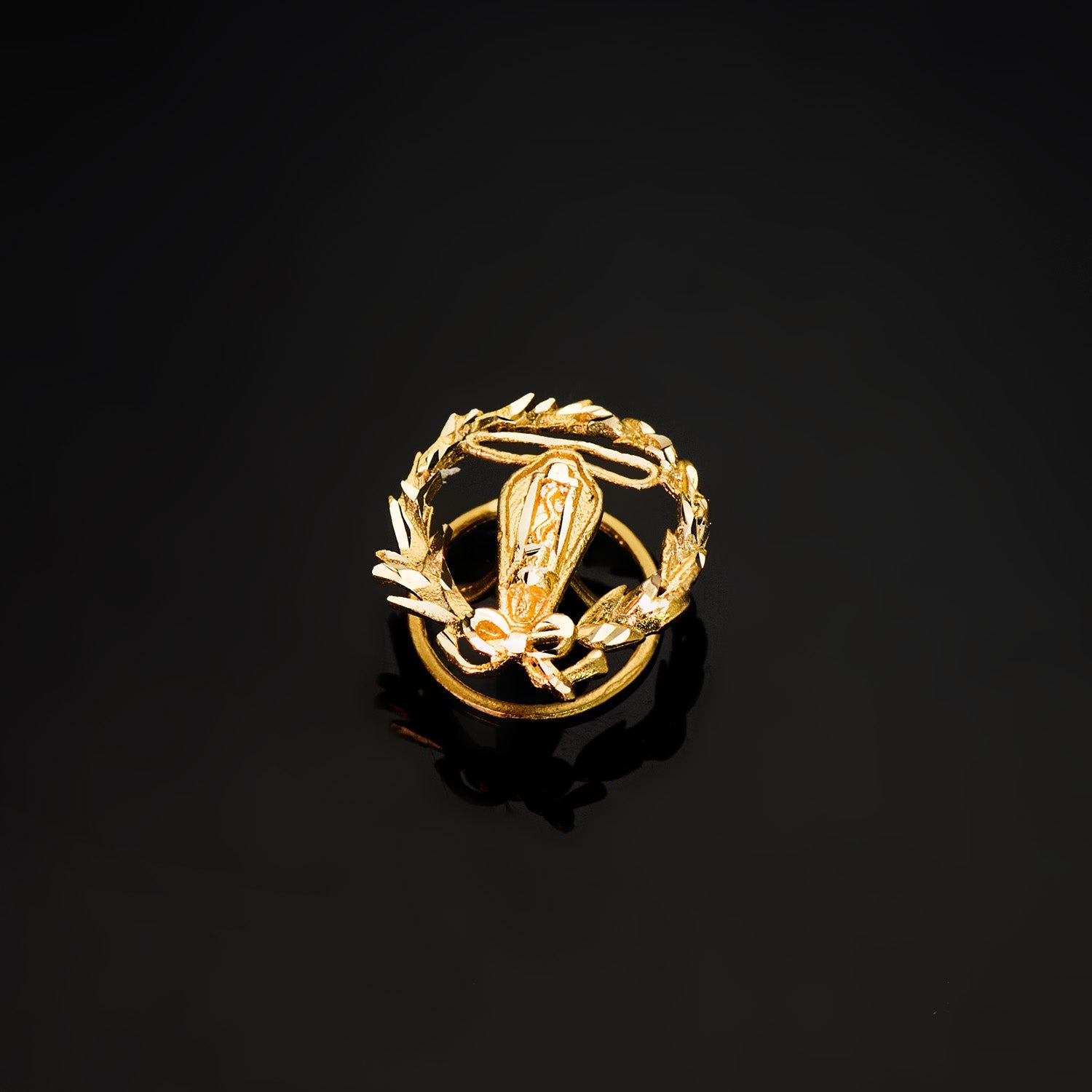 Insigne 18K Or Jaune Ingénieur Électronique 16 x 14 mm