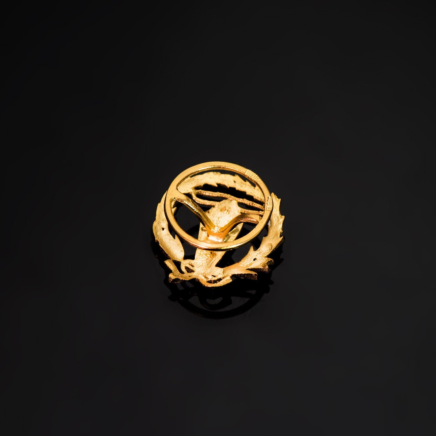 Insigne 18K Or Jaune Ingénieur Électronique 16 x 14 mm