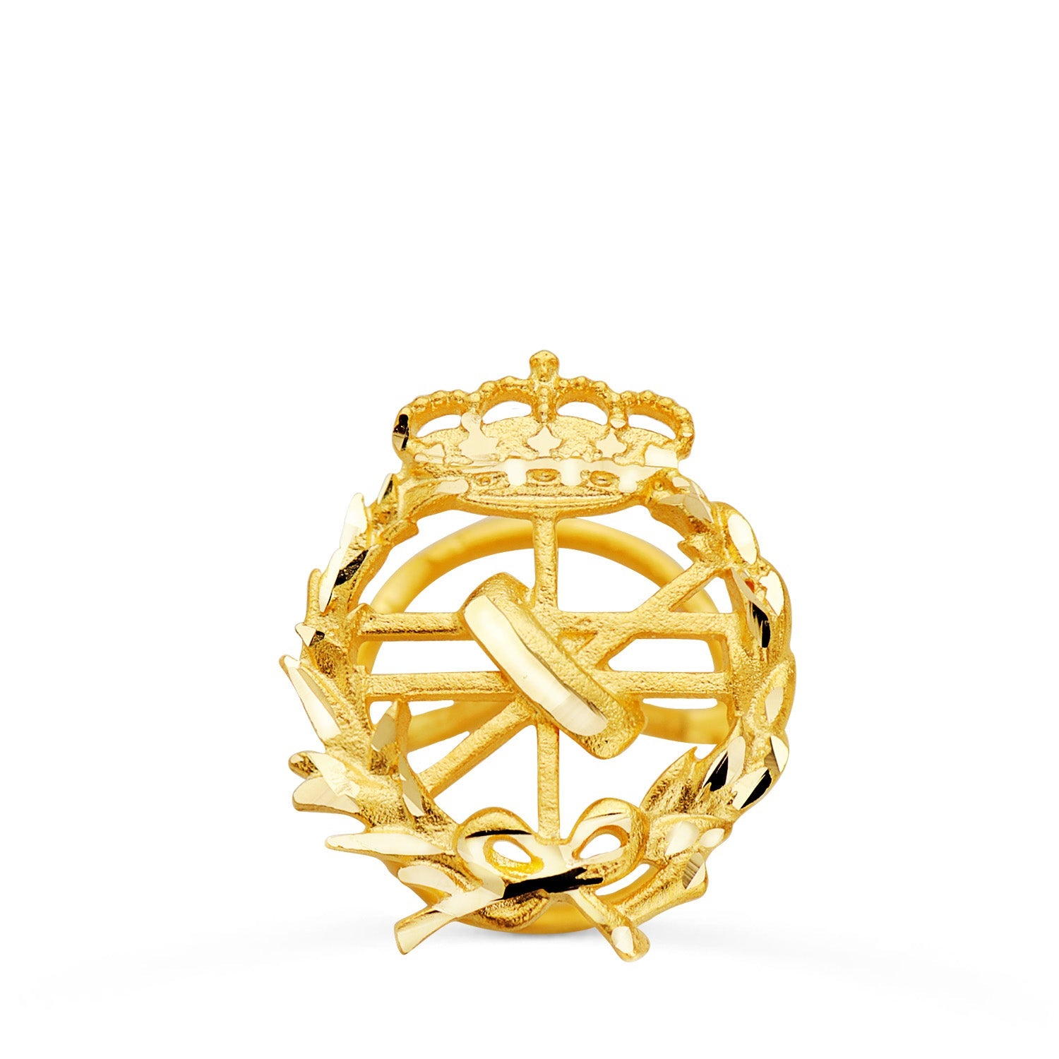 Insigne 18K Or Jaune Informatique 18 x 15 mm