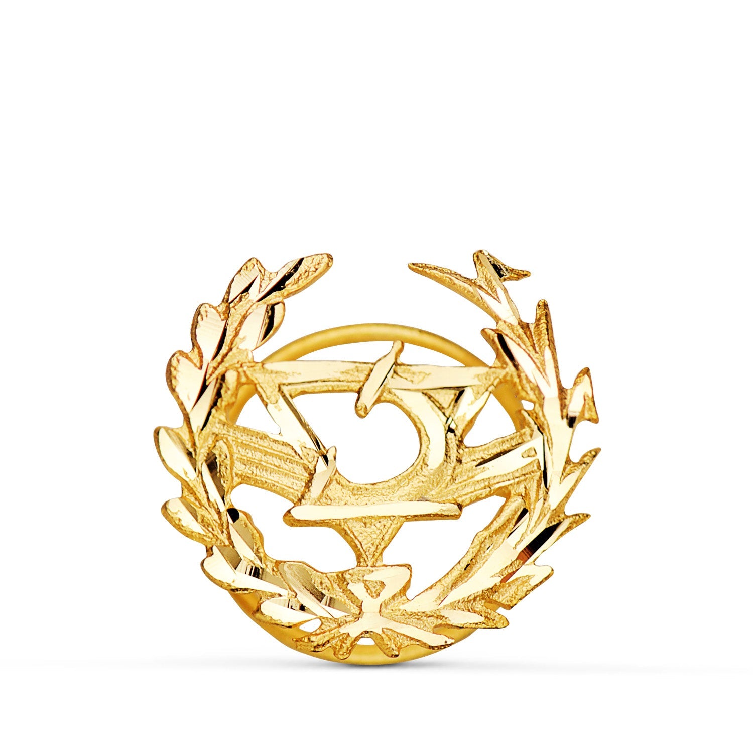 Insigne 18K Or Jaune Optique. 16 x 15 mm
