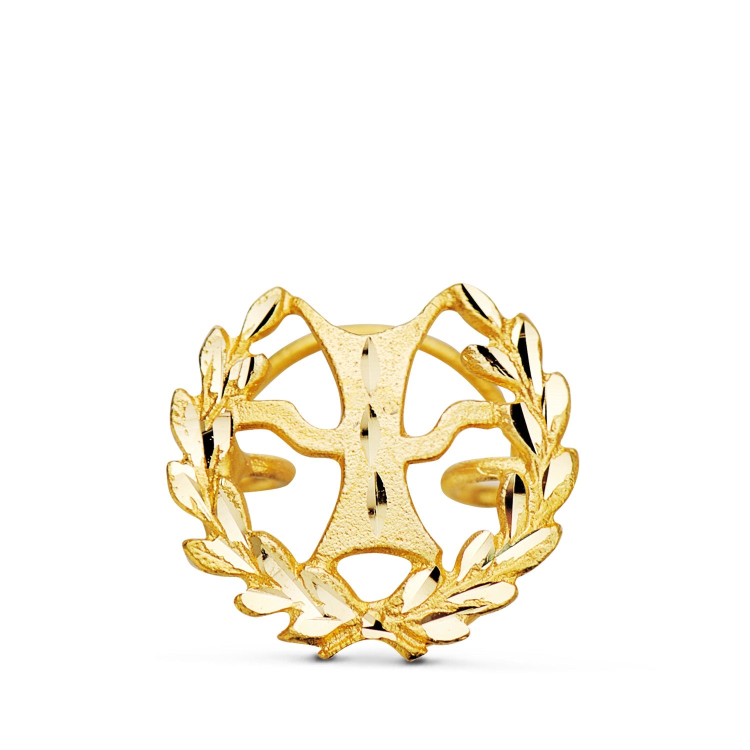 18K Yellow Gold Psychology Badge. 15 x 13 mm