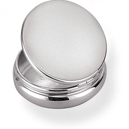 Pastillero Plata Pequeño Redondo