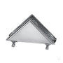 Servilletero triangular modelo Inglés de plata de ley 925 con patas con garra