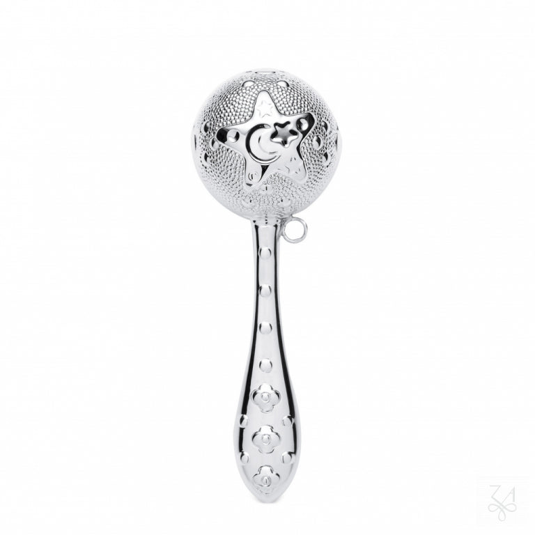 Rattle Ball with Silver Star