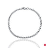 Bracelet en acier de style fin