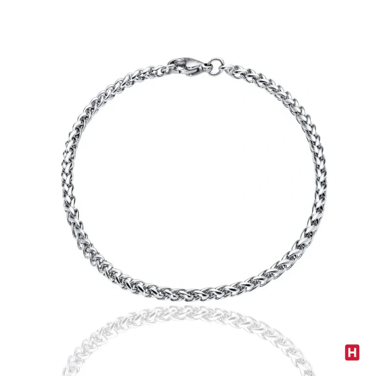 Bracelet en acier de style fin