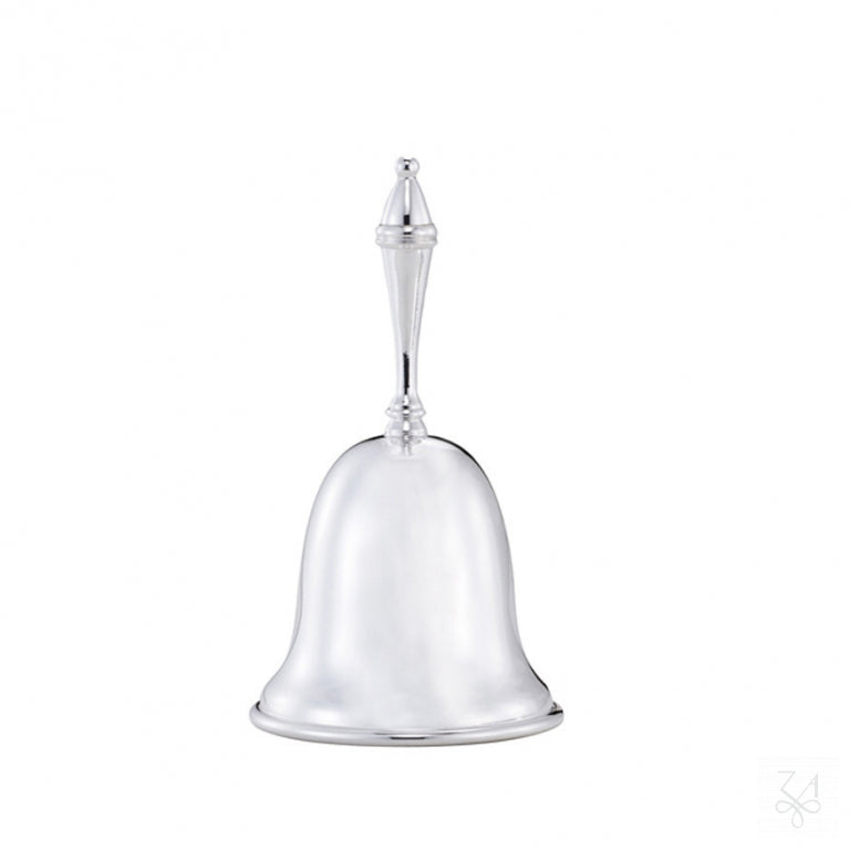 Campanilla de mesa modelo Inglés de plata de ley 925 con mango torneado