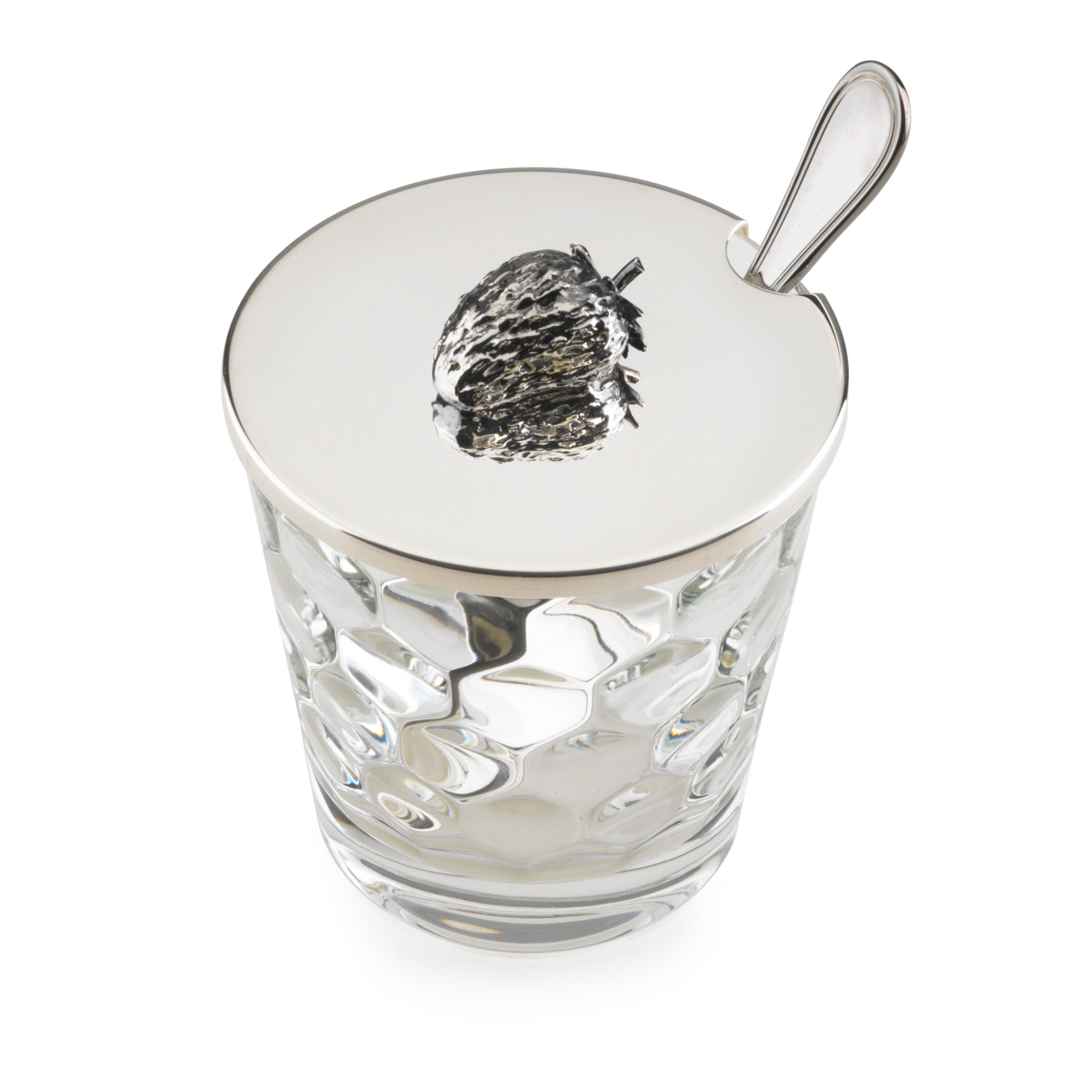 Strawberry Jam Holder Glass