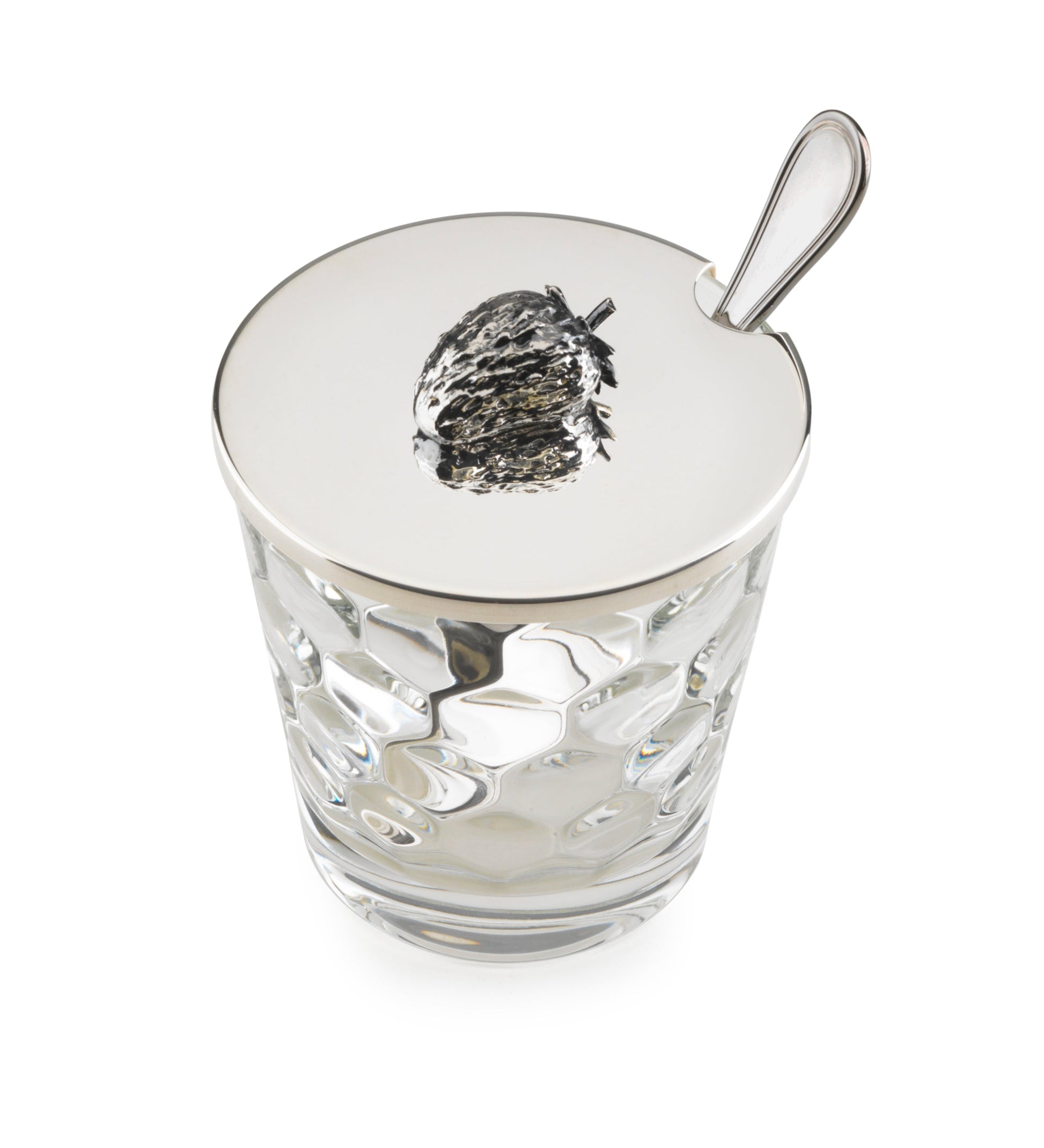 Strawberry Jam Holder Glass