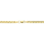 18K Curb Chain 50 cm Hollow 3 mm