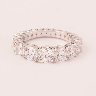 6mm pave wedding ring