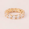 Alianza 5 mm bañada en oro 18k