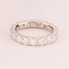 4mm White Zirconia Wedding Band