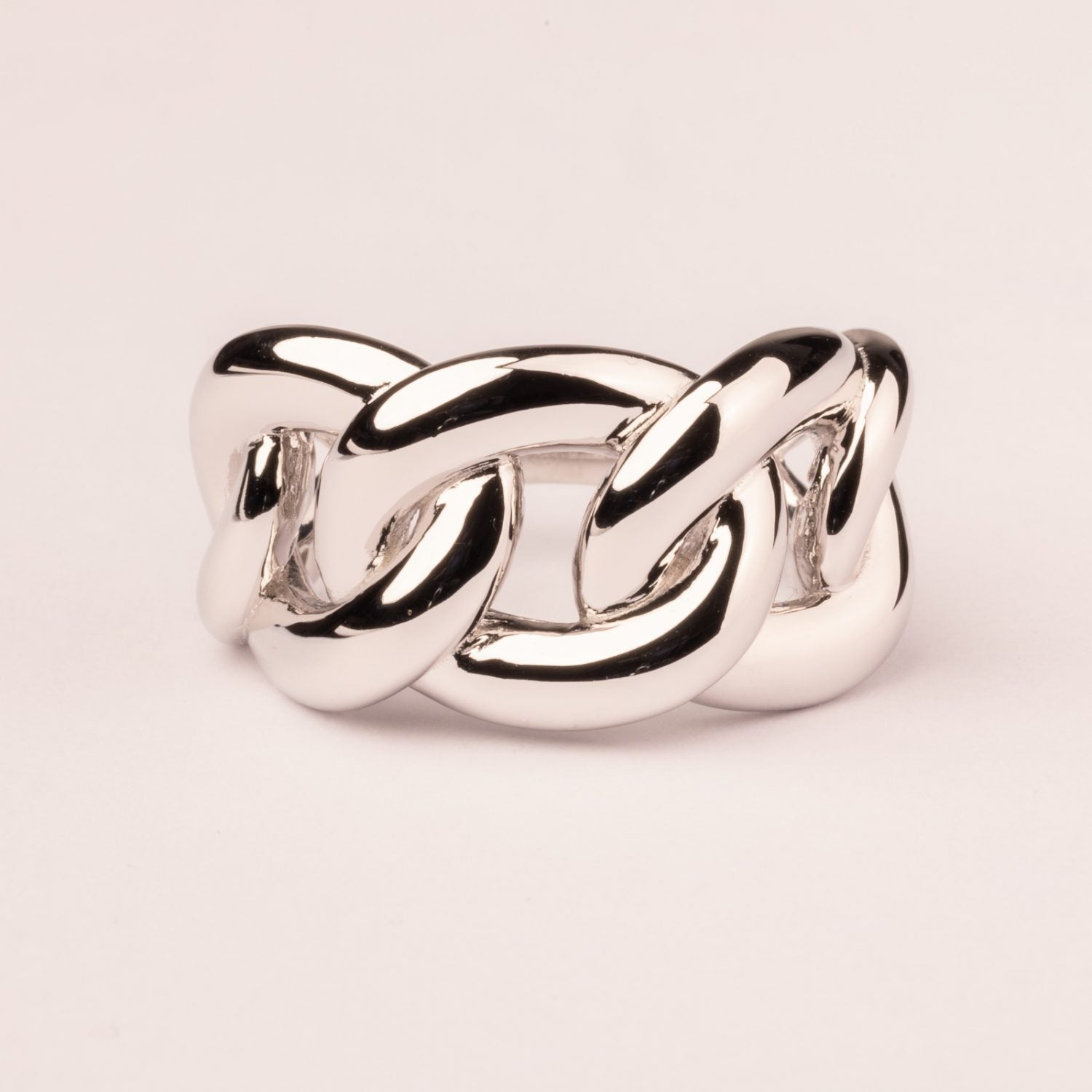 Rigid smooth gourmet mesh ring