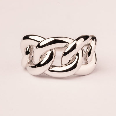 Smooth rigid groumette mesh ring