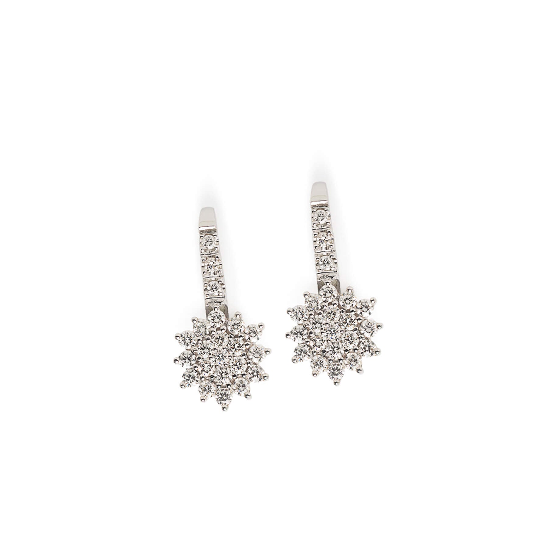 Gold and Diamond Earrings