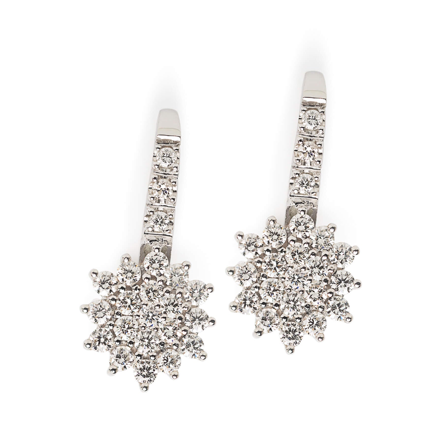 Gold and Diamond Earrings