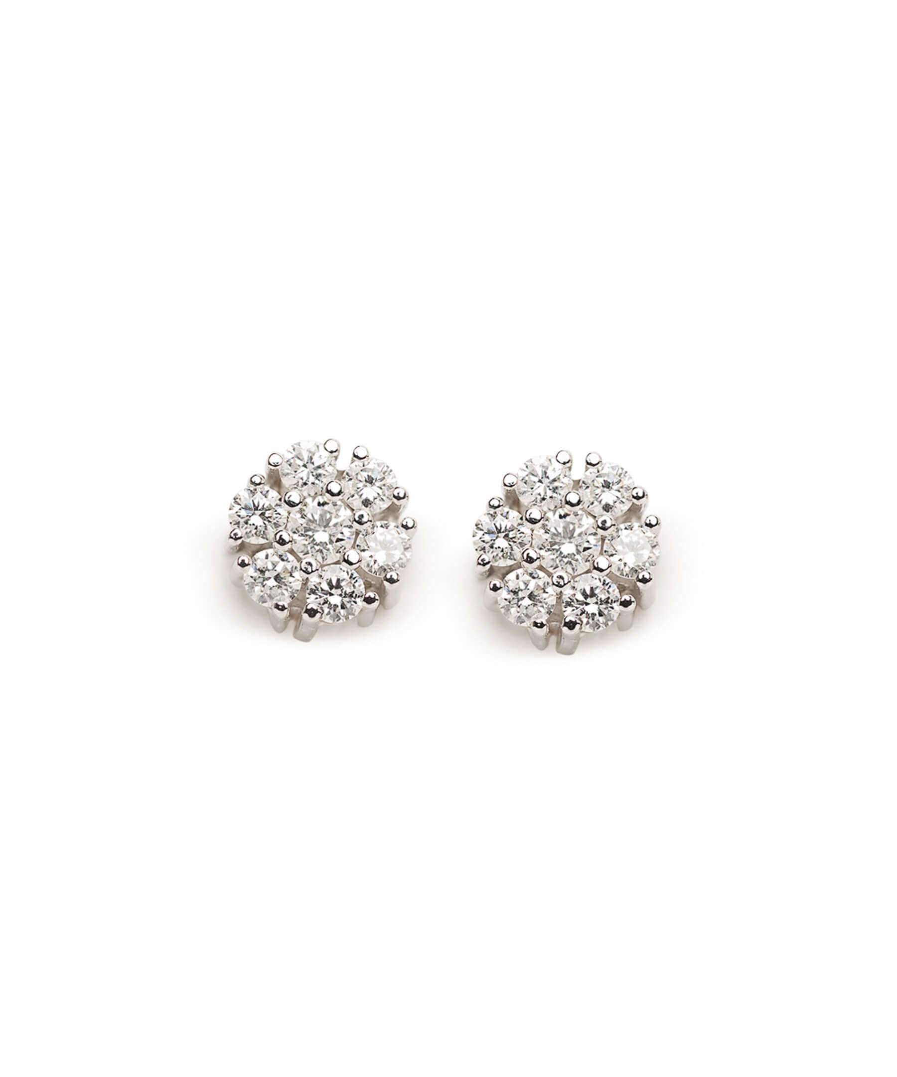 Gold and Diamond Earrings