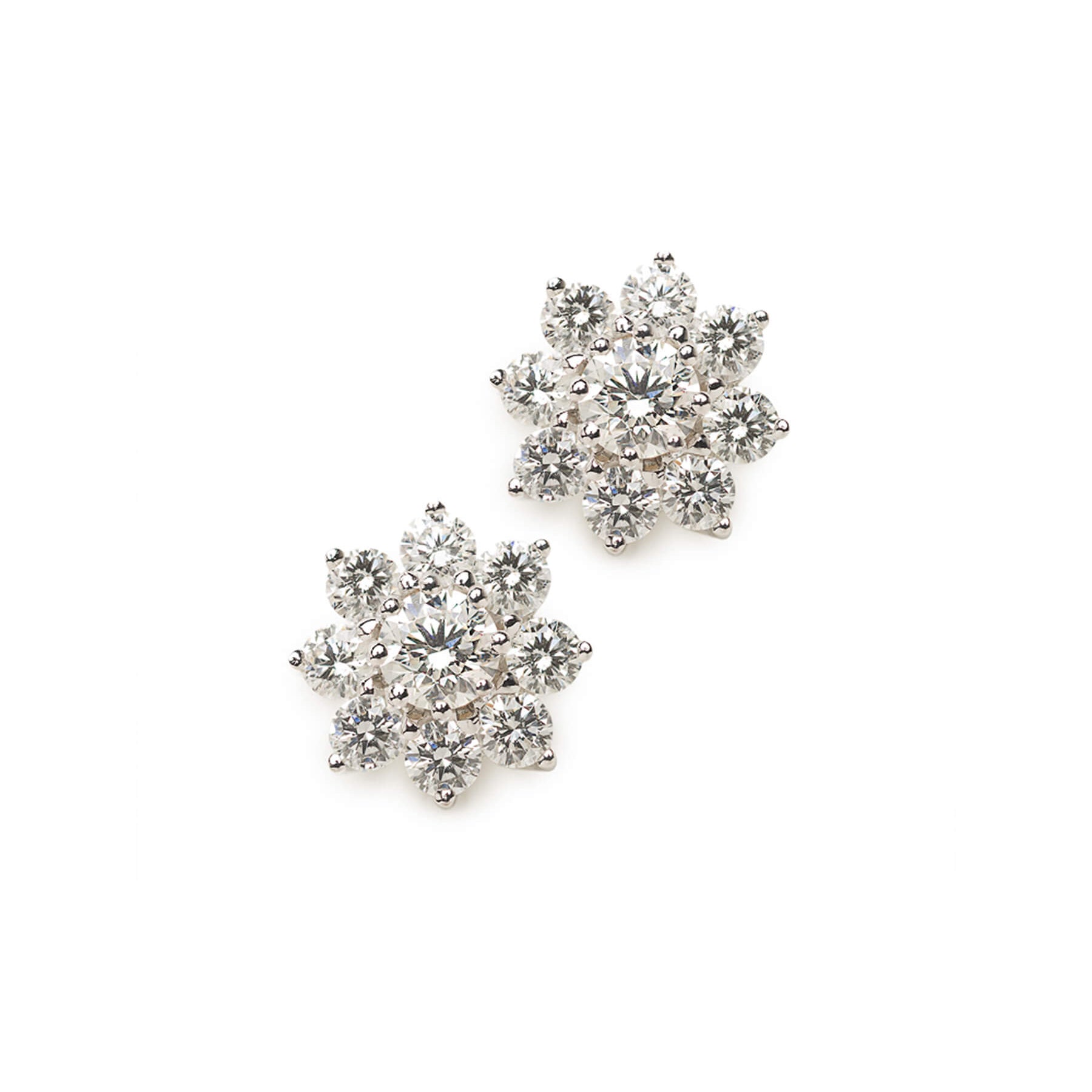 Gold and Diamond Earrings